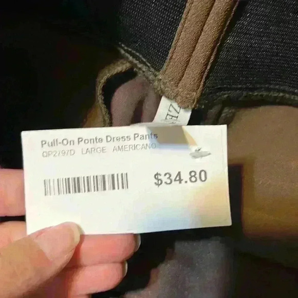 NWT Zenana Brown Dress pants - Picture 5 of 6